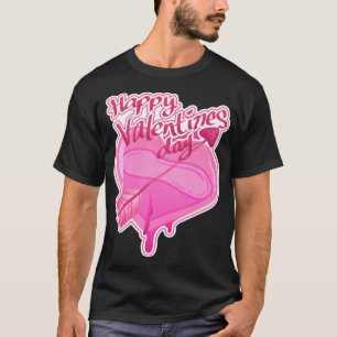 Valentine love heart gift on February humour betti T-Shirt