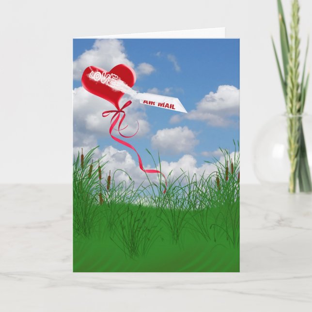 Valentine Love Mail Holiday Card (Front)
