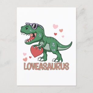 Valentine Loveasaurus Postcard