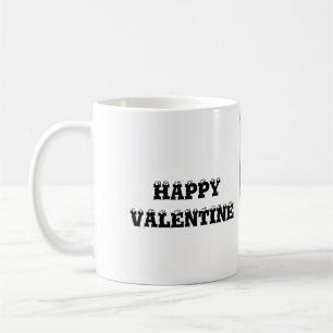 Valentine lovely text coffee mug