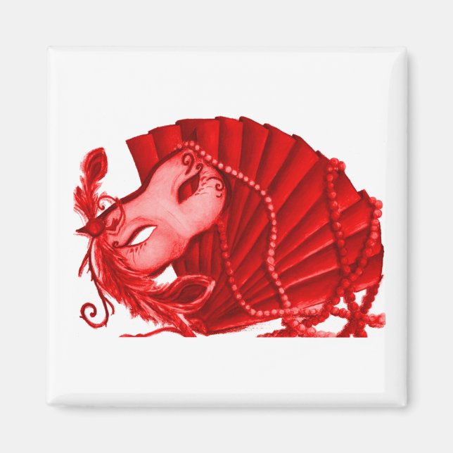 Valentine Masquerade Magnet (Front)