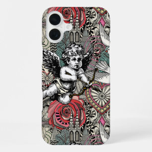valentine maximalism col light iPhone 16 plus case