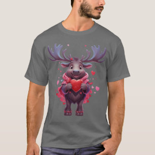 VALENTINE MOOSE style friends T-Shirt