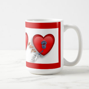 Valentine Mug clé de mon coeur