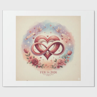 valentine mug set wrapping paper