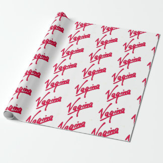 valentine naughty vagina funny humour wrapping paper