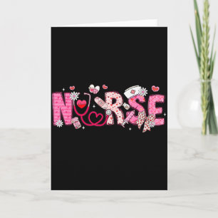 Valentine Nicu Icu Er Rn Nurse Scrub Top Women Gir Card