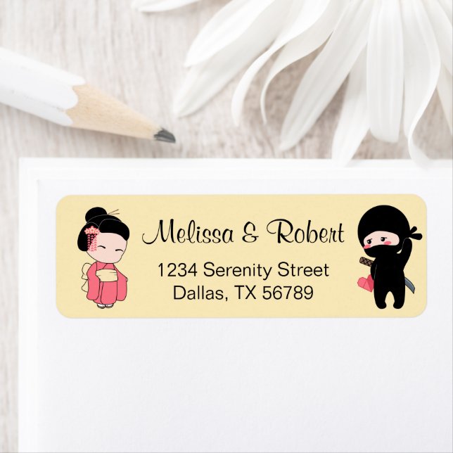 Valentine Ninja et Geisha sur Yellow (En situation)