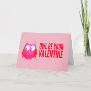 Valentine Owl Custom Card