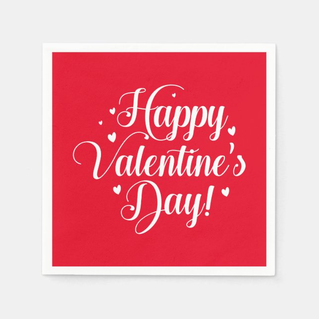 Valentine Paper Napkins (Front)