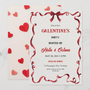 Valentine Party Invitation Printable