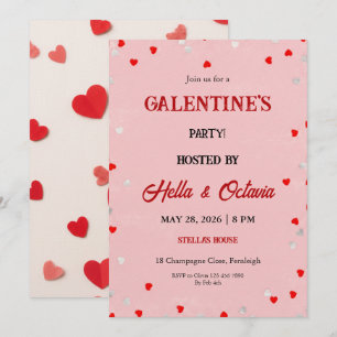 Valentine Party Invitation Printable Template