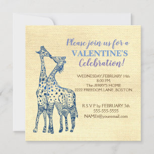 Valentine Party personalized invitations