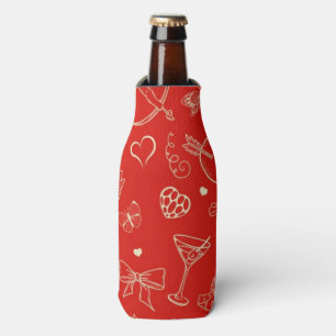 Valentine Pattern 2 Bottle Cooler