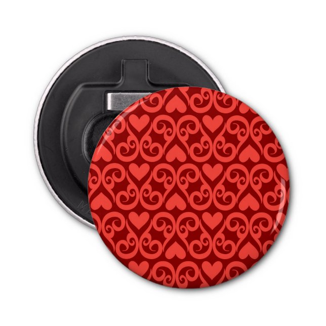 Valentine Pattern Bottle Opener (Front)