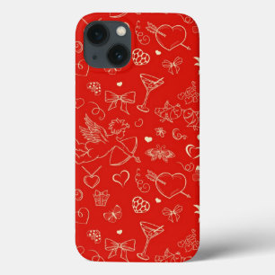 Valentine Pattern iPhone 13 Case