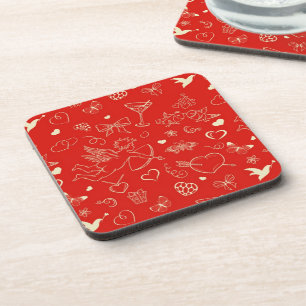 Valentine Pattern Coaster
