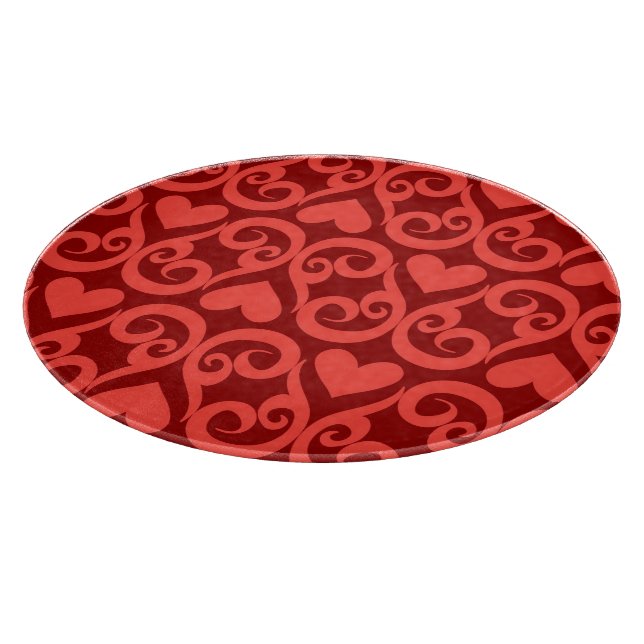 Valentine Pattern Cutting Board (Corner)