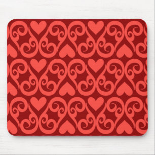 Valentine Pattern Mouse Pad