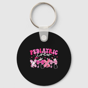 Valentine Pediatric Crew Xoxo Nurse Coquette Bow P Keychain