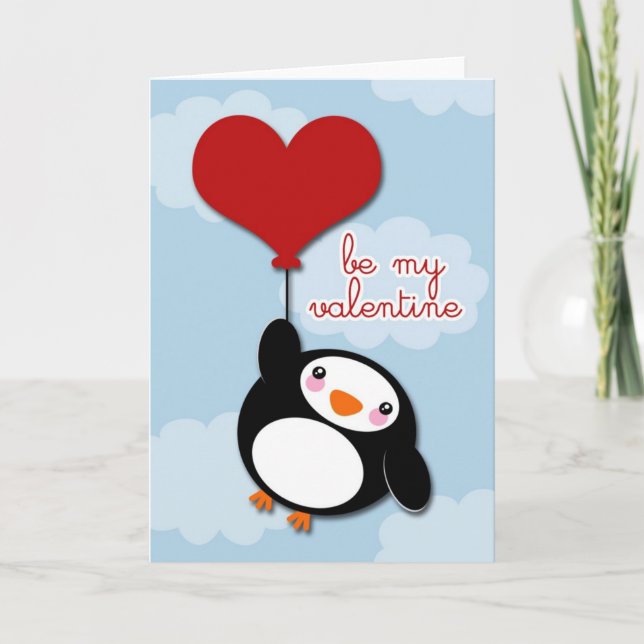 Valentine PENGUIN - card (Front)