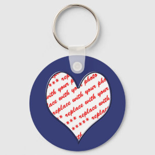 Valentine Photo Frame Keychain