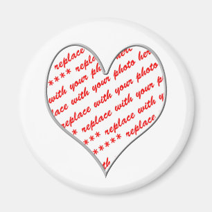Valentine Photo Frame Magnet
