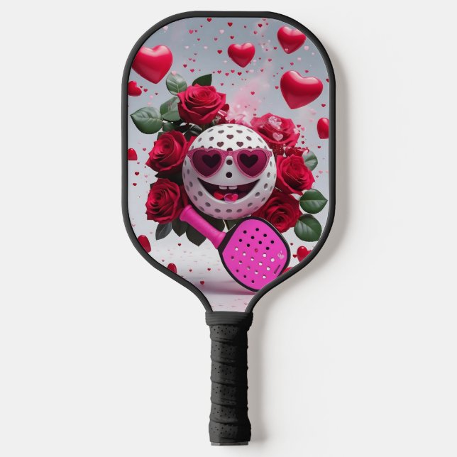 Valentine Pickleball Love – Heart & Paddle Design (Front)