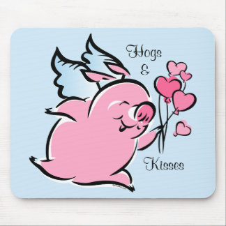 Valentine Pig Personalized Mousepad
