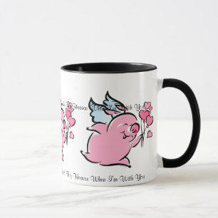 Valentine Pig Personalized Mug