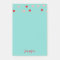 Valentine Pink Red Teal String Hearts Personalized