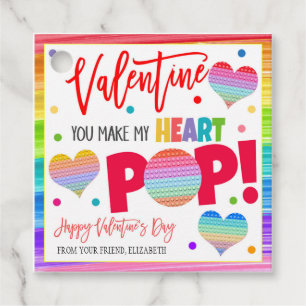 Valentine Pop It Gift Tags