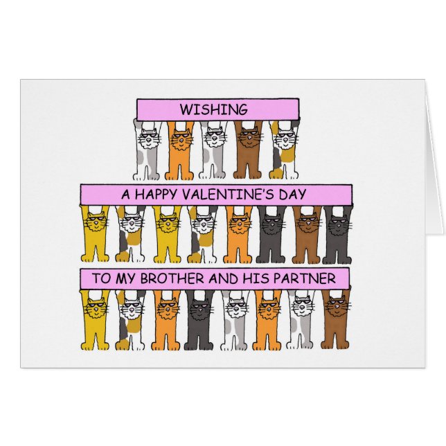 Valentine pour Brother et son partenaire (Devant horizontal)