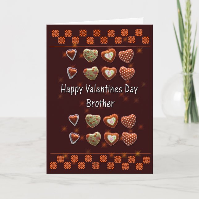 Valentine pour la carte de frère (Devant)