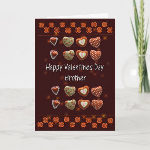 Valentine pour la carte de frère
