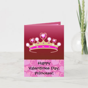 Valentine Princess Holiday Card