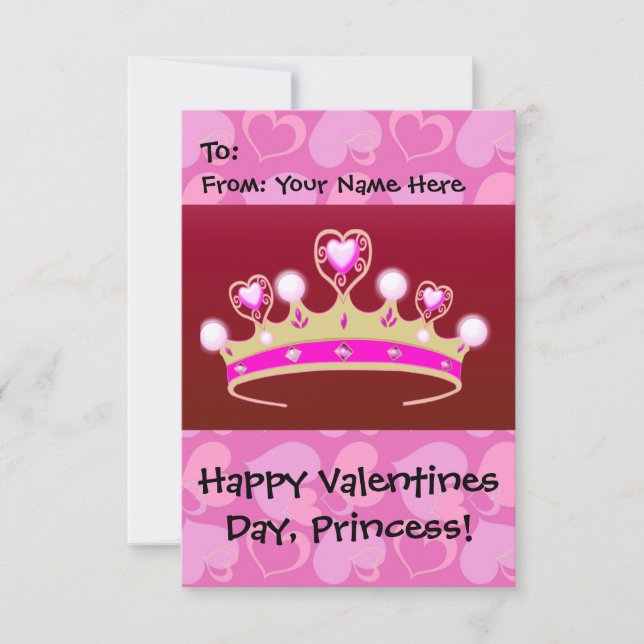 Valentine Princess Invitation (Front)