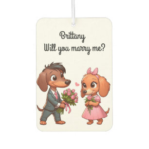 Valentine Proposal Air Freshener