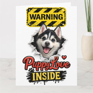 Valentine Puppy Love Card