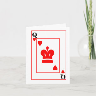 Valentine Queen of Hearts Card