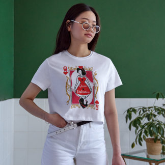 Valentine Queen | Playing Card T-Shirt
