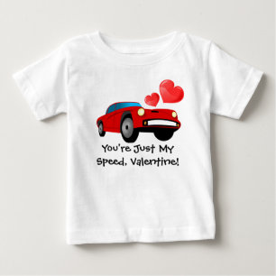 Valentine Race Car Baby T-Shirt