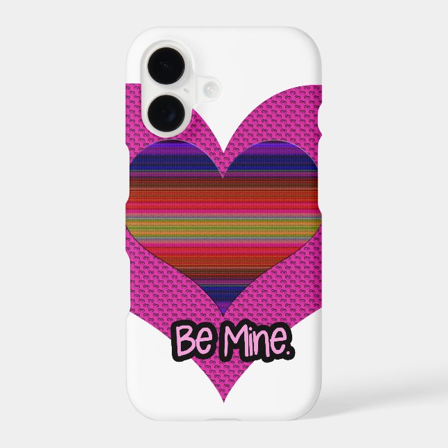 Valentine Rainbow Heart Be Mine (Verso)