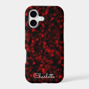 Valentine Red Bokeh Hearts