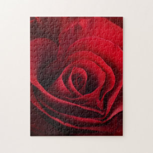 Valentine Red Rose Jigsaw Puzzle