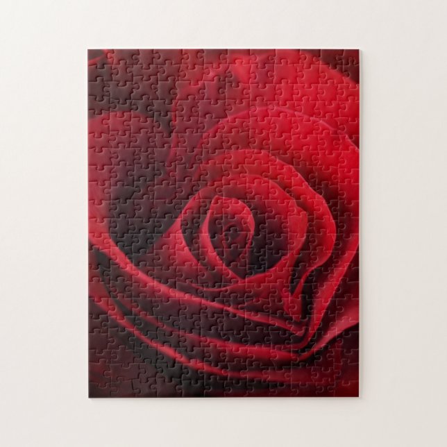 Valentine Red Rose Jigsaw Puzzle (Vertical)