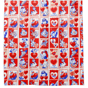 Valentine Retro Love Hugs Cute Pattern
