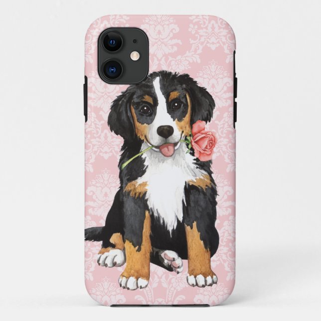 Valentine Rose Berner Case-Mate iPhone Case (Back)