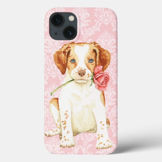 Valentine Rose Brittany Case-Mate iPhone Case (Back)
