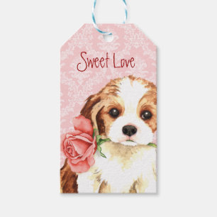 Valentine Rose Cavalier Gift Tags